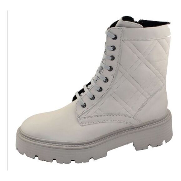 La Canadienne Women's Yasmine In Bone Waterproof Leather Boot NWOB Size 39 - Picture 1 of 8